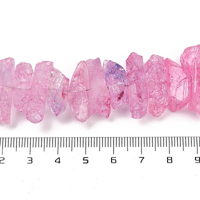 Натуральный хрустят кварц бисер пряди G-R012-B06-04-1