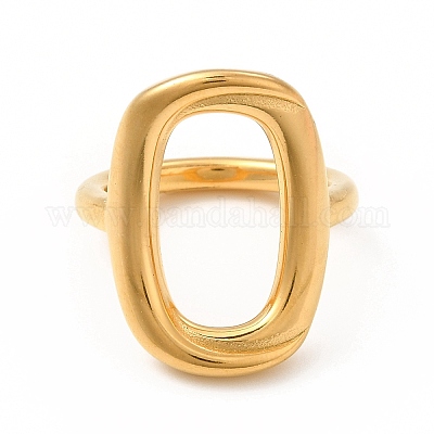 Ионное покрытие (IP) кольцо из нержавеющей стали 304 RJEW-C049-33A-G-1