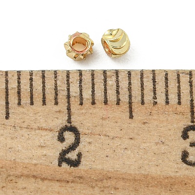 Латунные бусины с реечным покрытием KK-T071-07G-01A-1