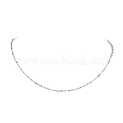 Изготовление ожерелий из нержавеющей стали 304 AJEW-JB01272-02-1