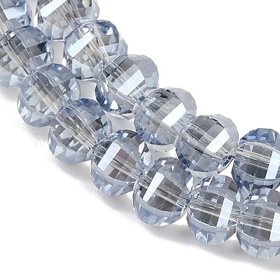 Гальванизируйте прозрачное стекло бисер нитей EGLA-B011-08A-PL04-1