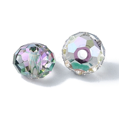 Ab цветные стеклянные бусины&nbsp;EGLA-P059-03A-AB04-1