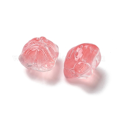 Выпечка расписные прозрачные стеклянные бусины X1-GLAA-C035-01H-1