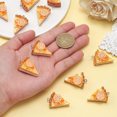 Подвески из непрозрачной смолы RESI-CJ0002-38-1