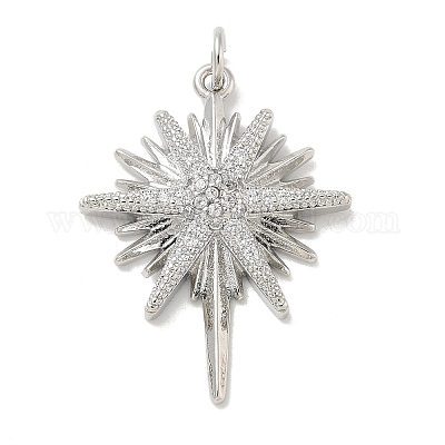 Латунные микро проложить кубического циркония подвески KK-B124-08P-03-1