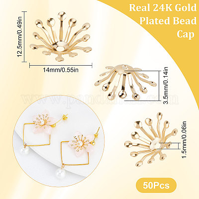 Шапочки и конусы для бусин KK-BBC0003-24-1