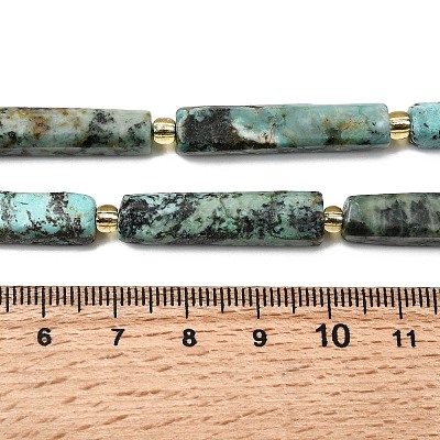 Бусы натуральная африканская бирюза (яшма) G-D353-A09-1