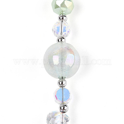 Стеклянные и акриловые и ccb бусины нити MAK-T011-05E-1