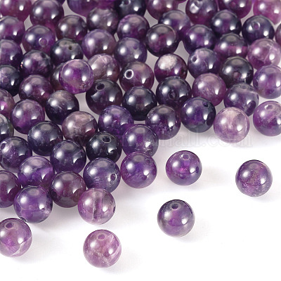 2 нити 2 цвета натуральные аметистовые бусины нити G-TA0002-62-1