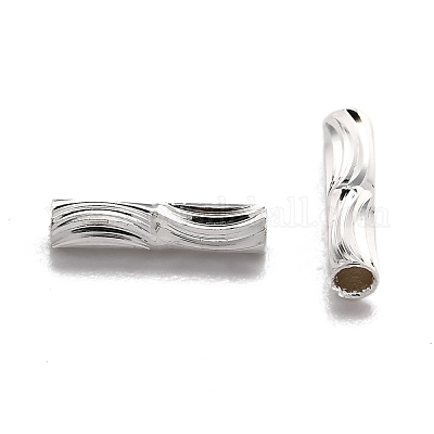 Гофрированные латунные бусины KK-H759-27A-S-1