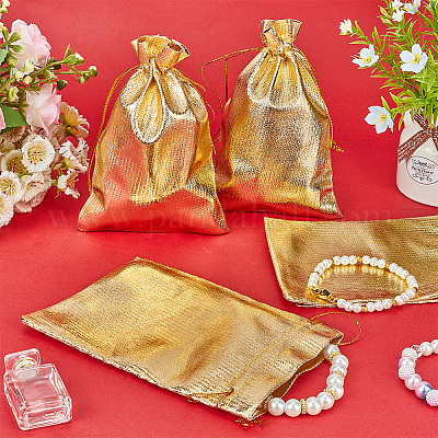 60 шт. мешочки из органзы с завязками OP-BBC0001-01D-1