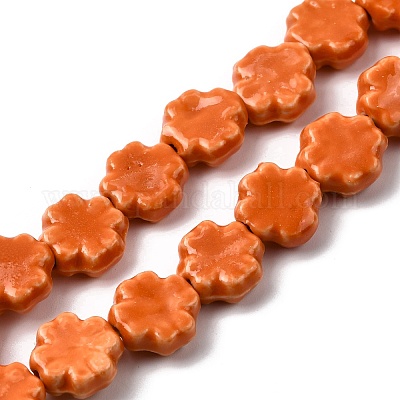 Фарфора ручной работы бисер нитей PORC-K010-05G-1