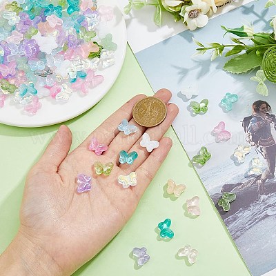 200шт ручной работы бусины лэмпворк LAMP-DC0001-18-1