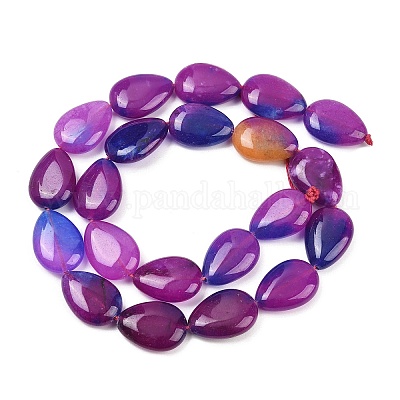 Двухцветные нити бусин из натурального белого нефрита G-Z105-B01-01C-1