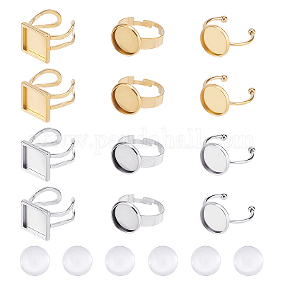 Набор для самостоятельного изготовления колец для манжет из нержавеющей стали 201 и 304 DIY-HS0001-52-1