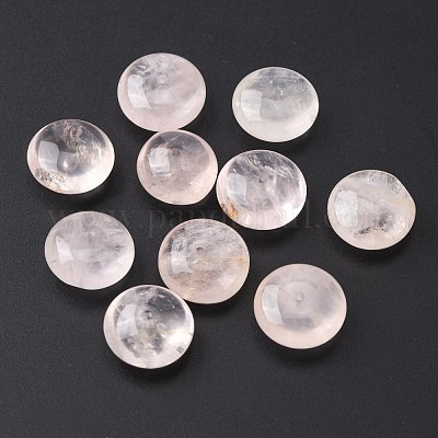 Природного розового кварца бусы G-O186-F01-1