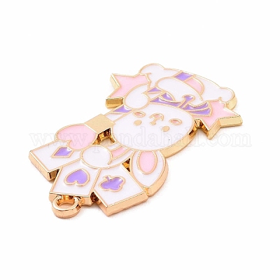 Подвески из эмали и сплава&nbsp;ENAM-M055-22G-01-1