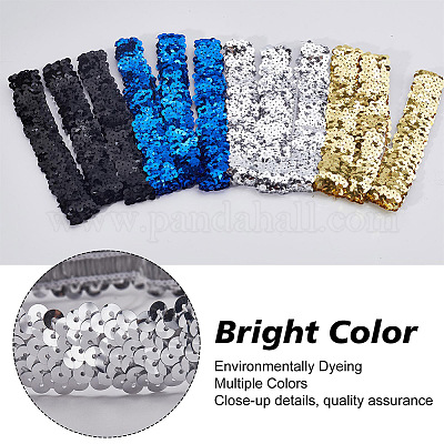 12шт. 4-х цветная пряжа и резинка для волос OHAR-GF0001-17-1