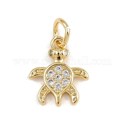 Латунные микро проложить кубического циркония подвески KK-A269-04E-G-1