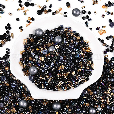 Выпечка краска стеклянные бусины GLAA-SZC0007-04A-1