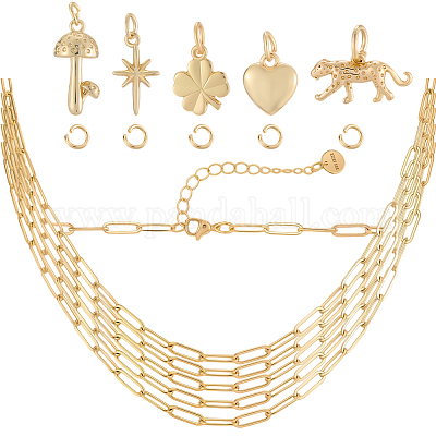 Наборы для изготовления ожерелий своими руками DIY-BBC0002-72-1