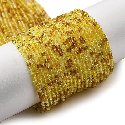 Прозрачные стеклянные бусины GLAA-H027-01H-1