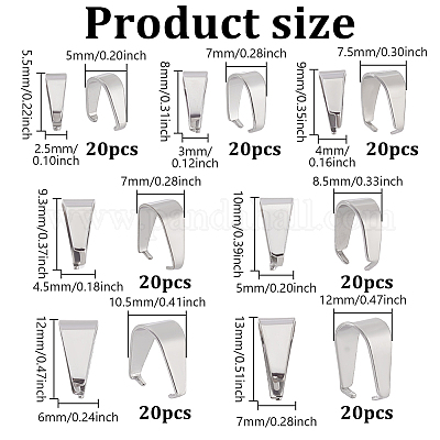 Защелкивающиеся дужки из нержавеющей стали 304 STAS-PH0019-88-1