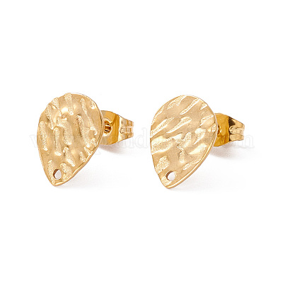 Фурнитура для сережек-гвоздиков из нержавеющей стали 304 STAS-G270-02G-10-1