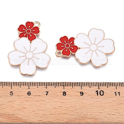 Подвески из эмали и сплава ENAM-T020-37C-RS-1