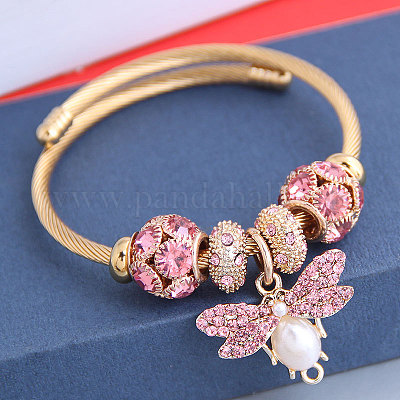 Регулируемые европейские браслеты из нержавеющей стали FS-WG30340-04-1