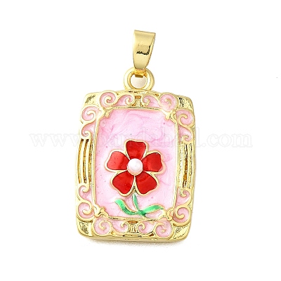 Латунь эмаль подвески KK-Z102-22G-1