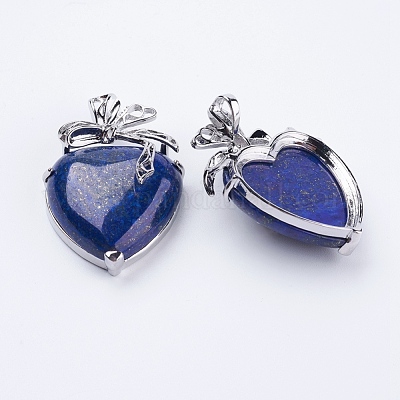 Природный лазурит подвески G-E433-B-05P-1