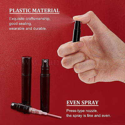 80 набор пластиковых флаконов-распылителей объемом 3 мл с 2 мини-прозрачными пластиковыми воронкообразными воронками MRMJ-BC0003-28B-1