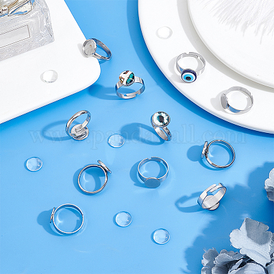 Набор для изготовления пустого купольного кольца DIY-UN0004-03-1