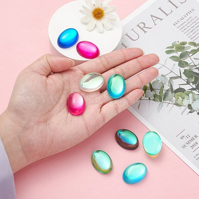 Кабошоны из стекла GGLA-K004-18x25mm-1