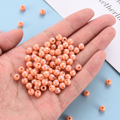 Непрозрачные акриловые бусины MACR-S370-D6mm-35-1