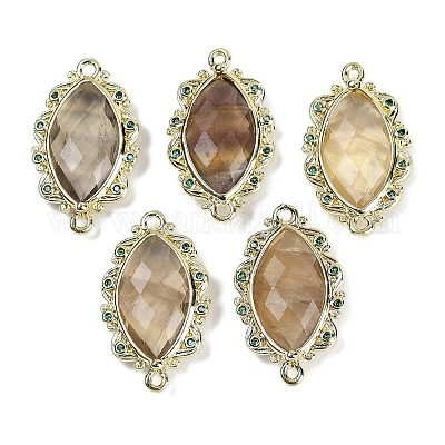 Натуральные драгоценные камни ограненные конский глаз звенья G-B126-02G-1