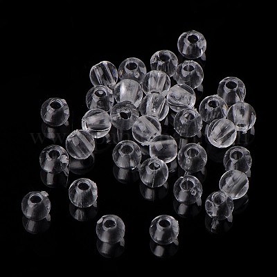 Прозрачные акриловые бусины&nbsp;PL526_4MM-1