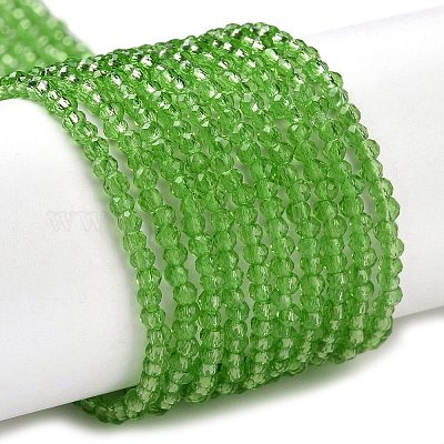 Прозрачные стеклянные бусины GLAA-H021-03-18-1