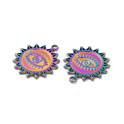 Ионное покрытие (ip) 304 нержавеющая сталь подвеска со стразами STAS-B032-35MC-1