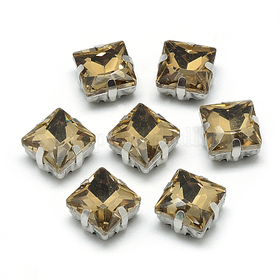 Шить на горный хрусталь RGLA-T037-8x8mm-08-1