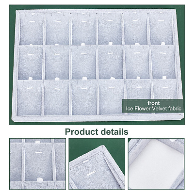 1шт. 18-слотовый деревянный кулон с ожерельем NDIS-PH0001-07-1