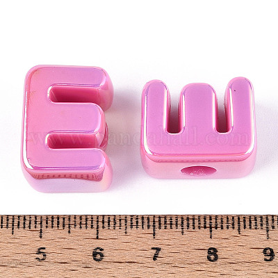 Непрозрачные акриловые бусины с УФ-покрытием PACR-ZX018-04E-1