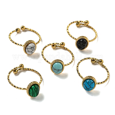 Ионное покрытие (ip) овальные открытые манжетные кольца из нержавеющей стали 304 STAS-Z060-10G-1