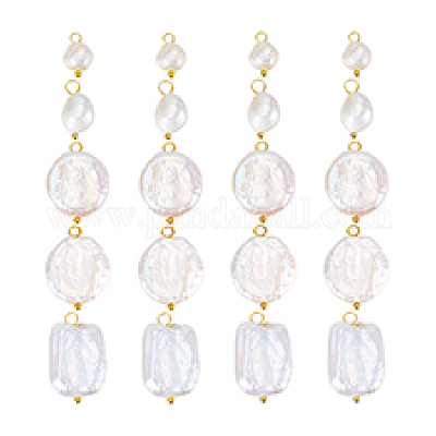 20 шт. 5 подвески из натурального жемчуга PALLOY-PH01822-1