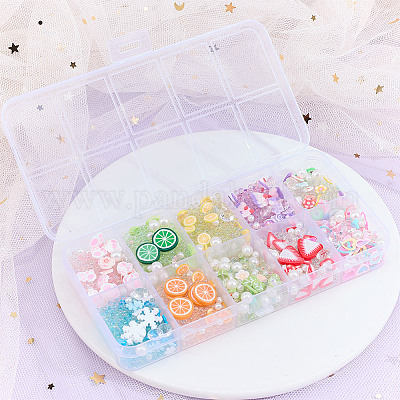 130 г 10 вида пластиковых пузырчатых бусин FIND-OC0004-04-1