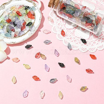 200шт подвески ручной работы лэмпворк&nbsp;LAMP-CJ0002-88-1