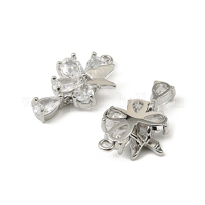 Латунные микро проложить кубического циркония подвески KK-C107-01P-1