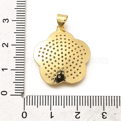 Стойки обшивки латунь микро проложить Циркон подвеску KK-L226-009G-1