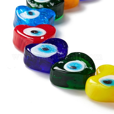 Ручной зло бусины глаз&nbsp;LAMP-F021-02H-1